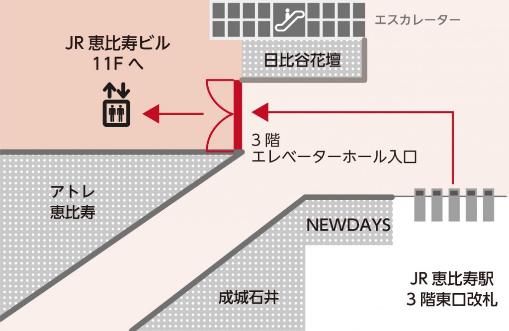 東京 Jr恵比寿ビル へのアクセス 株式会社サンブリッジ